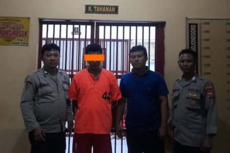 Polisi Bojonegoro Ringkus Maling HP yang Hajar Korban Foto BeritaJatim.com