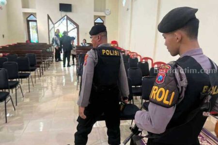 Polres Ngawi Pastikan Keamanan Perayaan Natal 2024 Foto BeritaJatim.com