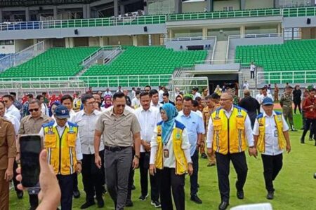 Telan Biaya Rp95 Miliar, Sudahkah Stadion Gelora Delta Sidoarjo Berstandar FIFA? Foto BeritaJatim.com