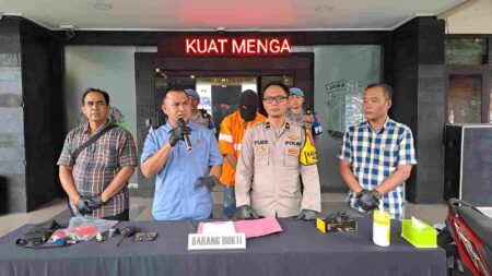 Nekat Beraksi di Kota Malang, Polisi Tangkap Komplotan Curanmor Asal Surabaya Foto BeritaJatim.com