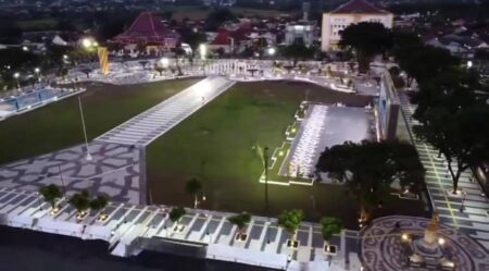 Alun-alun Jember Nusantara Dilengkapi Taman Bermain Anak-Anak Tahun Ini Foto BeritaJatim.com