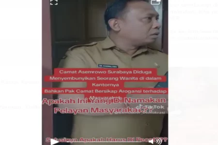 Viral Penggerebekan Camat Asemrowo Surabaya, Warga Temukan Wanita Foto BeritaJatim.com