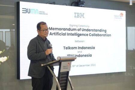 Telkom dan IBM Jalin Kemitraan, Hadapi Tantangan dan Peluang di Era AI Foto BeritaJatim.com