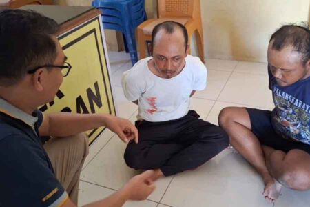 Dua Maling Motor di Ngawi Nyaris Diamuk Warga, Kepepet Ekonomi Foto BeritaJatim.com