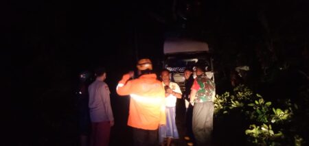 Truk Puso Tertimpa Pohon Tumbang Akibat Hujan Deras dan Angin Kencang di Bondowoso Foto BeritaJatim.com