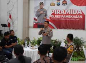 Atensi AKBP Hendra Eko Triyulianto sebagai Kapolres Pamekasan Foto BeritaJatim.com