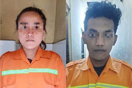Pasutri Surabaya Kompak Curi Motor di Sidotopo, Remuk Dihajar Warga Foto BeritaJatim.com