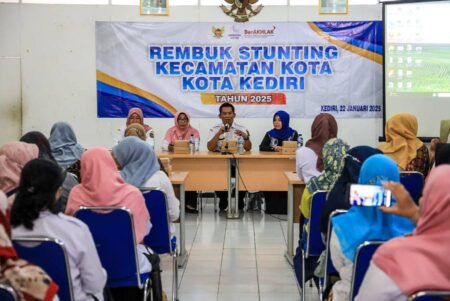 Camat Sebut Penurunan Angka Stunting 1,81 Persen di Wilayah Kecamatan Kota Kediri Foto BeritaJatim.com