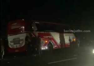 Kecelakaan Maut Bus Pariwisata di Depan Batos Kota Batu, Diduga Rem Blong Foto BeritaJatim.com