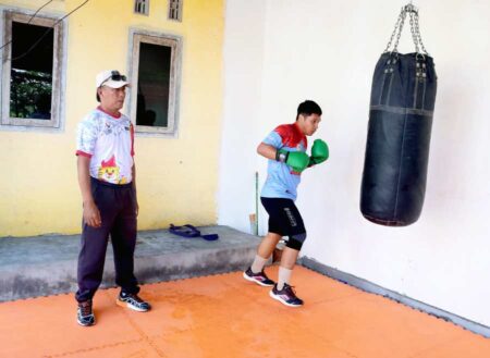 Tarung Derajat Kabupaten Kediri Targetkan Juara Umum di Porprov Jatim 2025 Foto BeritaJatim.com