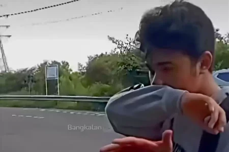 Mahasiswa UTM Bibir Sobek Kena Senar Layangan di Jembatan Suramadu, Polres Bangkalan Beri Klarifikasi Foto BeritaJatim.com