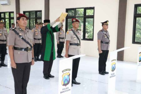 Mutasi Jabatan Kasatreskrim Polres Bangkalan, AKP Heru Cahyo Pindah Tugas Foto BeritaJatim.com