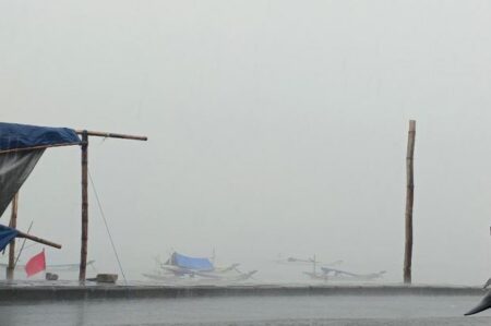 Mendung dan Hujan di Kota Surabaya, BMKG Sebut Februari Puncaknya Foto BeritaJatim.com