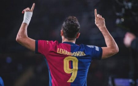 FC Barcelona Vs Atletico Madrid, Pembuktian Zona Nyaman Lewy Foto BeritaJatim.com
