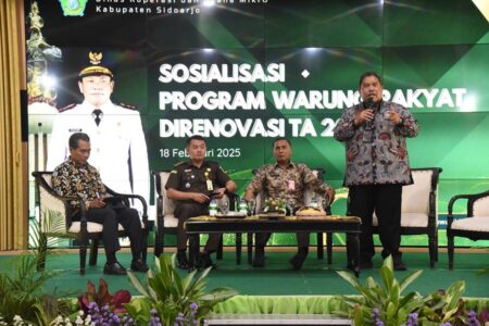 Pemkab Sidoarjo Gulirkan Program Warung Rakyat Direnovasi Foto BeritaJatim.com