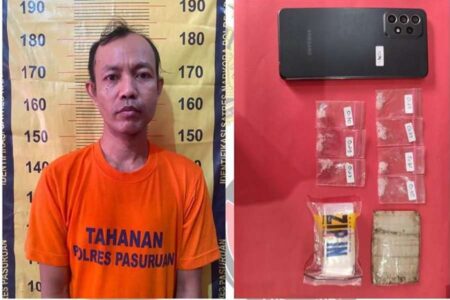 Warga Gempol Pasuruan Ketahuan Simpan 2,14 Gram Sabu Foto BeritaJatim.com