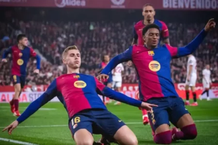 FC Barcelona Tempel Ketat Duo Madrid, Deja Vu Persaingan Sedekade Silam Foto BeritaJatim.com