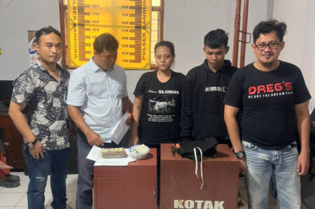 Pasutri Siri Asal Kediri Tertangkap Saat Mencuri Kotak Amal di Tulungagung Foto BeritaJatim.com