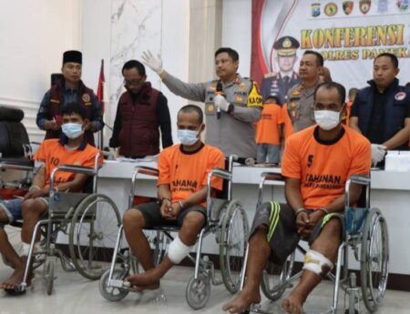 Hendak Melawan Saat Ditangkap, 3 Tersangka Curanmor di Pamekasan Dihadiahi Timah Panas Foto BeritaJatim.com