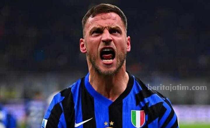 Inter Milan Kehilangan Dua Striker Saat Menang atas Fiorentina Foto BeritaJatim.com