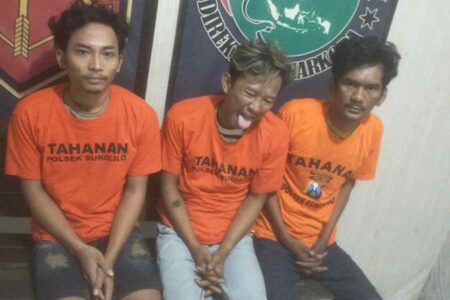 Ini Kronologi Polsek Sukolilo Tangkap 3 Bandit Curanmor Spesialis Bongkar Gembok di Surabaya Foto BeritaJatim.com