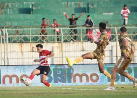 Kunci Sukses Madura United Amankan Poin dari Dewa United Foto BeritaJatim.com