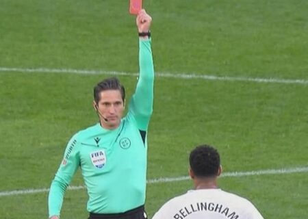 Real Madrid Tertahan Osasuna, Jude Bellingham Dapat Kartu Merah Kontroversial Foto BeritaJatim.com