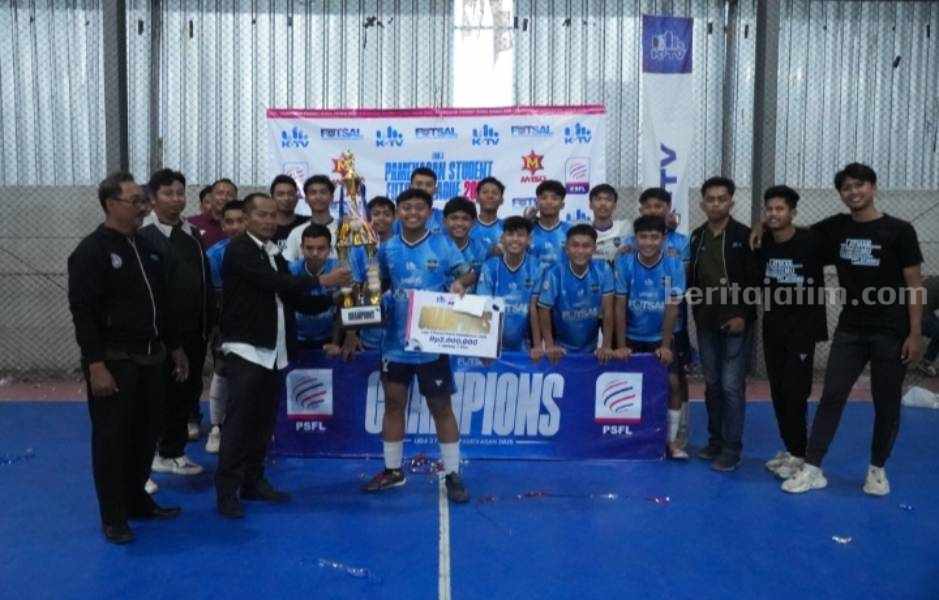 Ini Hasil Kompetisi Futsal Antar Pelajar di Pamekasan Foto BeritaJatim.com