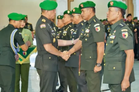 Empat Perwira Menengah Resmi Jabat Posisi Strategis di Kodam V Brawijaya Foto BeritaJatim.com