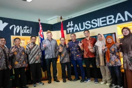 Konsulat Jenderal Australia Resmikan Pojok Baca di UTM Bangkalan Foto BeritaJatim.com
