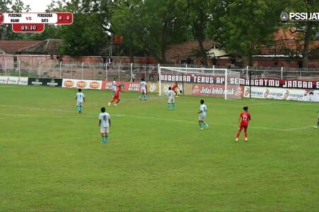 Persinga Ngawi Kalahkan Persikoba Kota Batu 1-0 di Liga 4 Kapal Api 2024-2025 Foto BeritaJatim.com