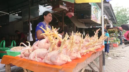 Jelang Ramadhan, Harga Daging Ayam dan Cabai Rawit di Tulungagung Meroket Foto BeritaJatim.com