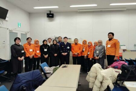 Belajar Kebencanaan, 7 Pegawai BPBD Jatim Sekolah Gratis di Jepang Foto BeritaJatim.com