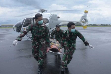 Lanud Iswahjudi Kerahkan EC-120 B Colibri dalam Latihan Kesiagaan 2025 Foto BeritaJatim.com