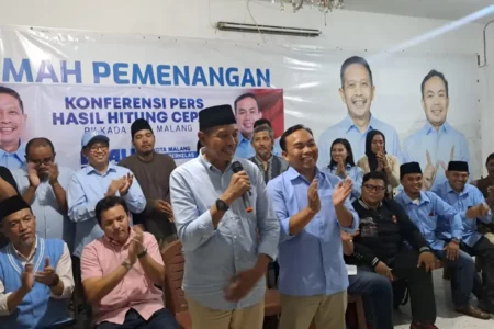 Sengketa Pilwali Malang Kandas di MK, Paslon WALI Segera Dilantik Foto BeritaJatim.com