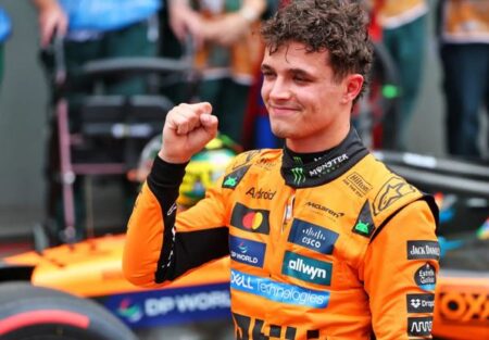Lewati Max Verstappen, Lando Norris Juarai GP Australia Foto BeritaJatim.com