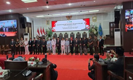 Begini Pesan Wagub Emil dan Ketua DPRD Kota Malang di Sertijab Wahyu-Ali Foto BeritaJatim.com