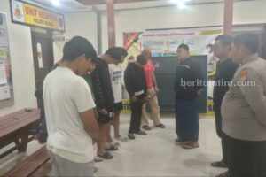 Perang Sarung di Madiun, 8 Pemuda Diamankan Polsek Wungu Foto BeritaJatim.com