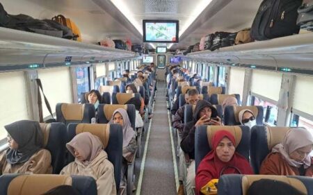 Angkutan Lebaran Stasiun Mojokerto, 7.516 Tiket Telah Ludes Dipesan Foto BeritaJatim.com
