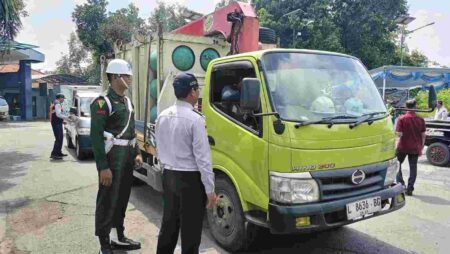 33 Kendaraan Terjaring Operasi Kestib di Trowulan Mojokerto Foto BeritaJatim.com