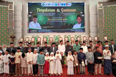 Unisma Malang Rayakan Dies Natalis ke-44 dengan Tasyakuran dan Santunan Foto BeritaJatim.com