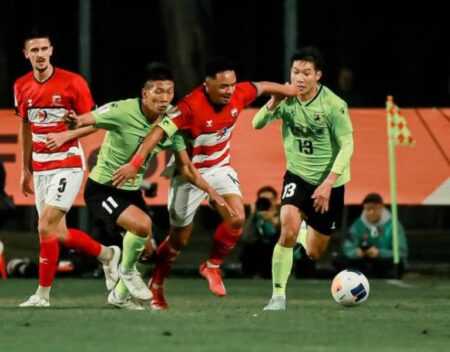 Madura United Tahan Imbang Tainan City Tanpa Gol Foto BeritaJatim.com