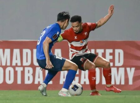 Kalahkan Tainan City, Madura United Lolos Semifinal AFC Challenge League Foto BeritaJatim.com