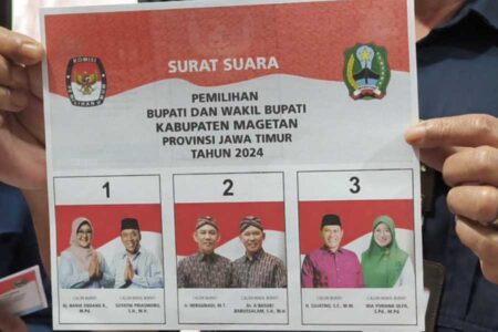 Dilarang Kampanye Jelang PSU Pilbup Magetan Foto BeritaJatim.com