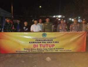 Pemkab Pamekasan Tutup Sementara Sentra PKL Eks PJKA Foto BeritaJatim.com