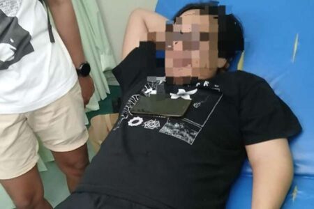 Mantan Ketua GMNI Surabaya jadi Korban Demo Aksi Tolak UU TNI di Surabaya Foto BeritaJatim.com