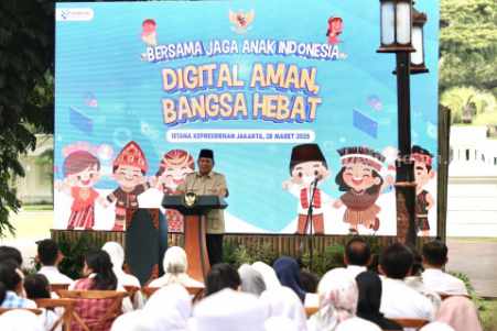 Presiden Prabowo Sahkan Aturan Perlindungan Anak di Medsos Foto BeritaJatim.com