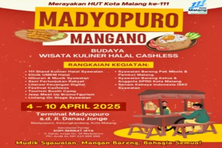 Event Awal Lebaran Madyopuro Mangano Jadi Tempat Nikmati Kuliner Khas Malang Foto BeritaJatim.com