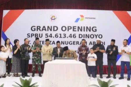 SPBU Dinoyo Beroperasi, Bupati Mojokerto Harap Dorong Perekonomian Lokal Foto BeritaJatim.com