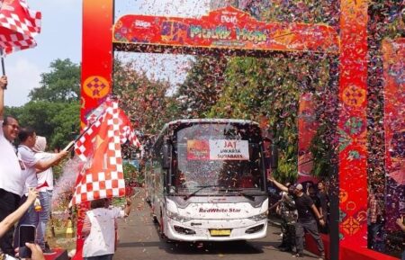 TelkomGroup Buka Mudik Gratis 2025: 35 Bus dan 3 Rute Kapal Laut, Ini Cara Daftarnya Foto BeritaJatim.com